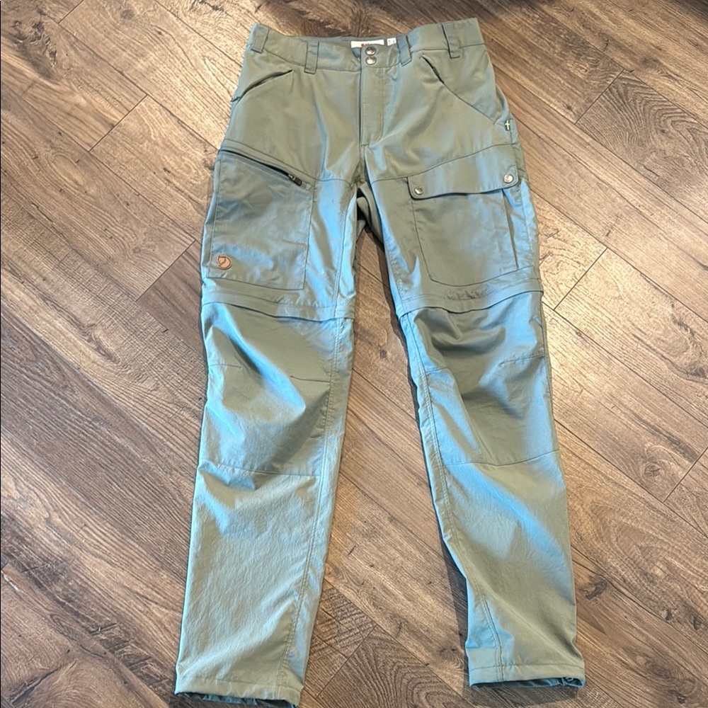 Fjallraven Abisko Green Hiking Pants